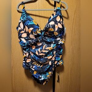 Maurices Tropical Print Swimsuit